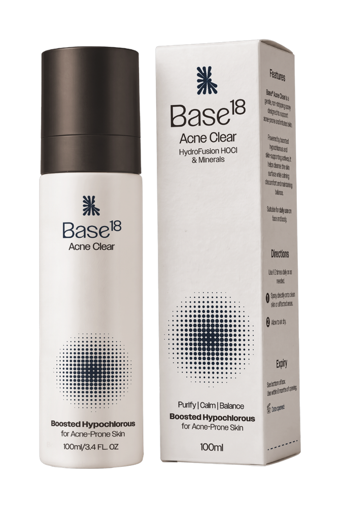 Base18 Acne Clear bottle and box