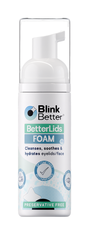 BetterLids Cleansing Foam bottle