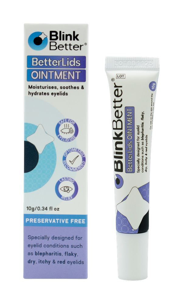 BetterLids Eyelid Ointment tube and box